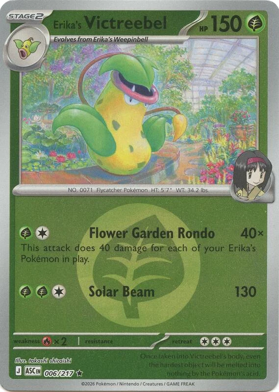 Erika's Victreebel (Energy Symbol Pattern)