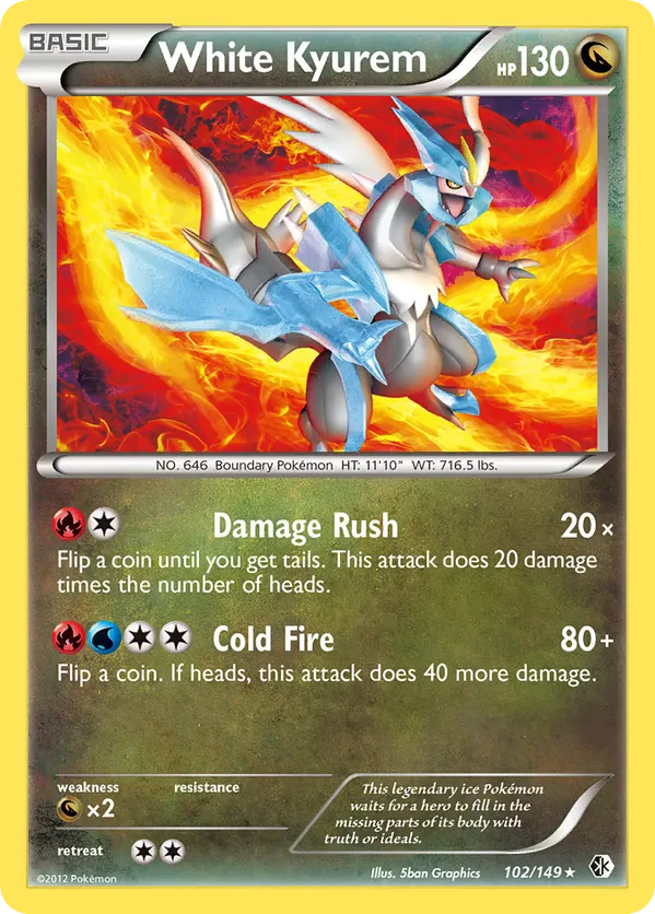 White Kyurem - 102/149 (BW Boundaries Crossed)