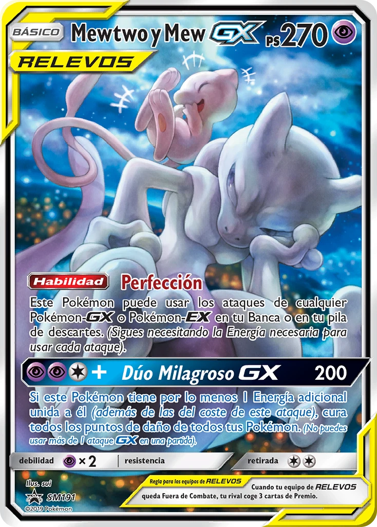 Mewtwo y Mew GX