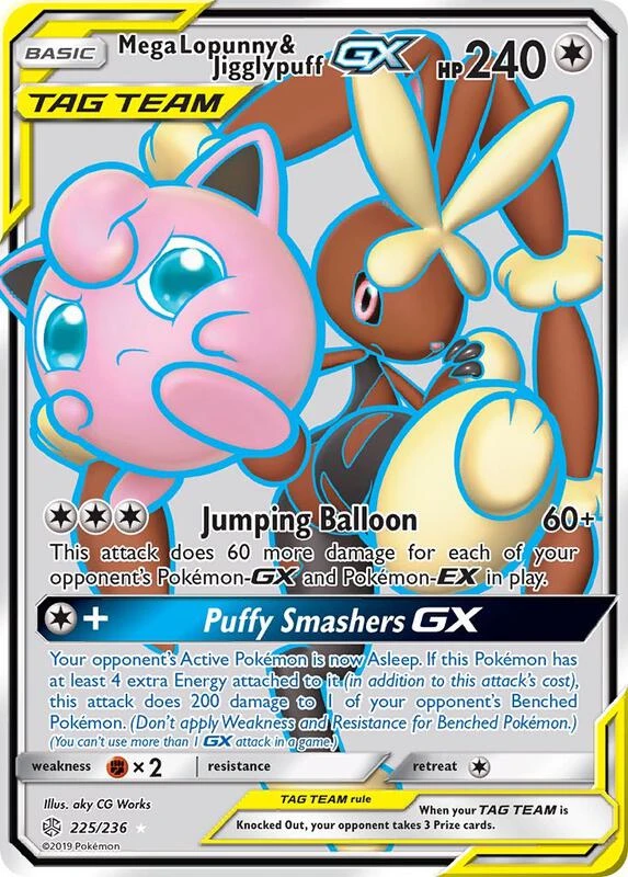 Mega Lopunny & Jigglypuff GX (Full Art)