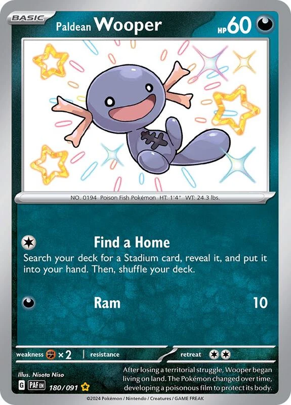 Paldean Wooper - 180/091