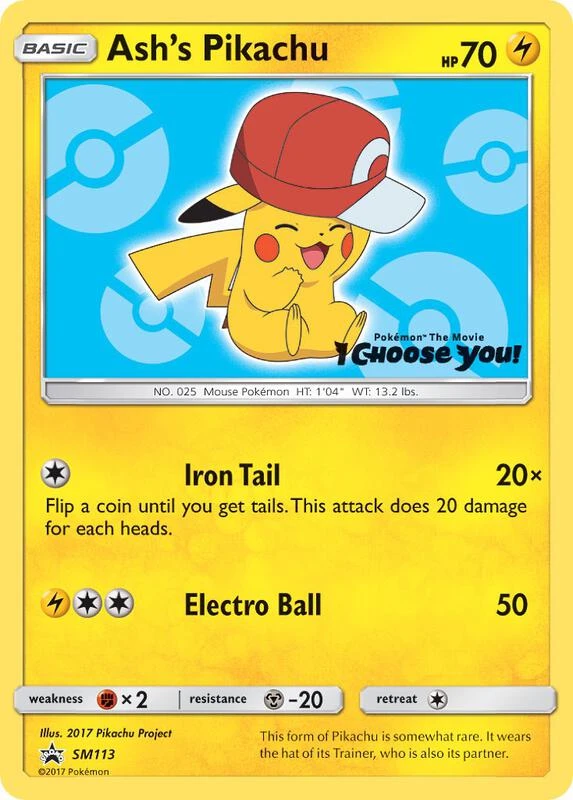 Ash's Pikachu - SM113
