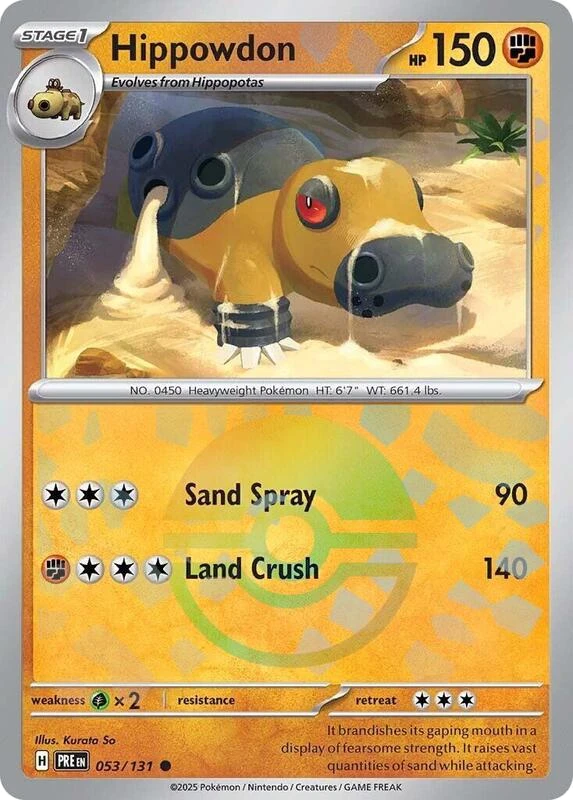 Hippowdon (Poke Ball Pattern)