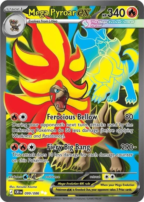 Mega Pyroar ex - 099/086