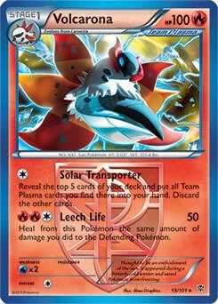 Volcarona - 13/101 (BW Plasma Blast)