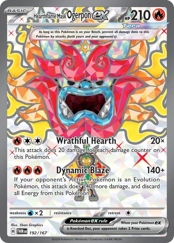 Hearthflame Mask Ogerpon ex - 192/167