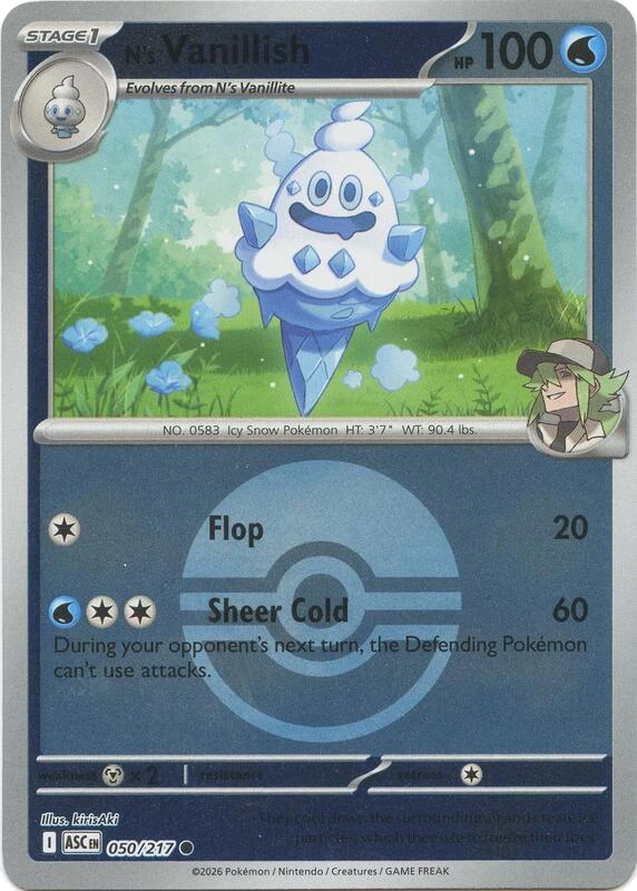 N's Vanillish (Poke Ball)