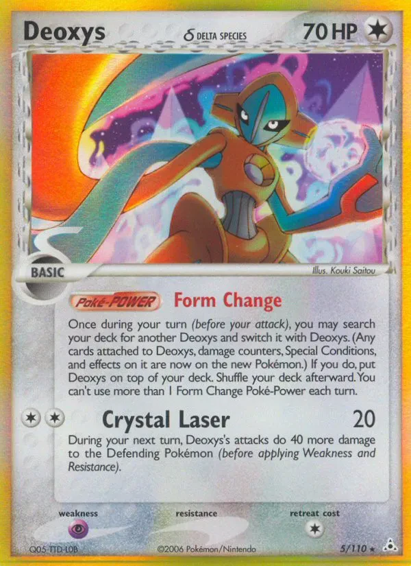 Deoxys (Delta Species - Normal Forme)