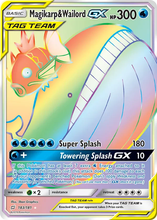 Magikarp & Wailord GX (Secret)
