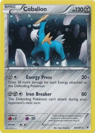 Cobalion - 84/101 (Cosmos Holo)