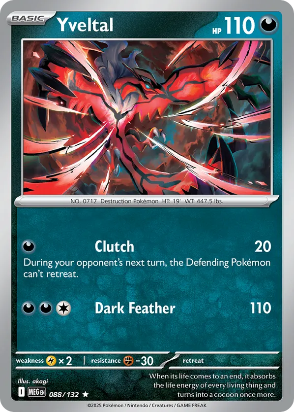 Yveltal (Mega Evolution Stamped)