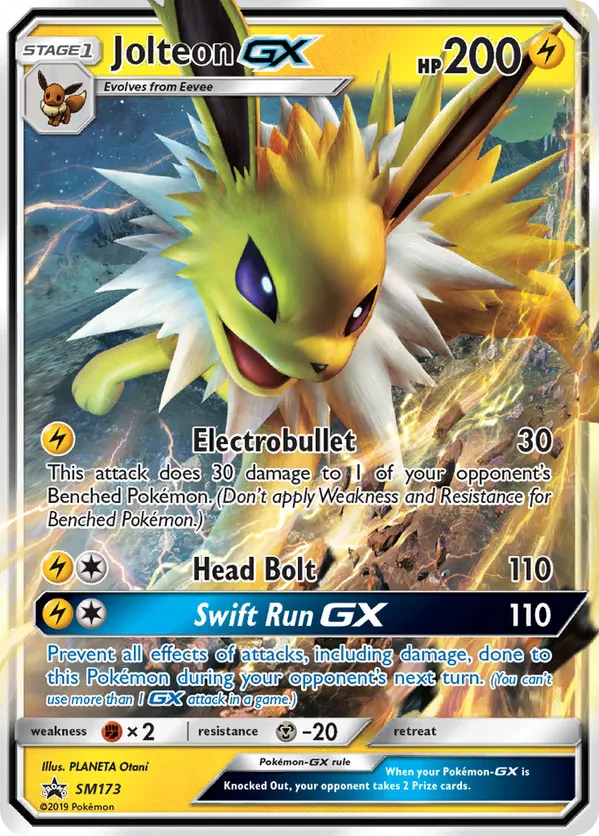 Jolteon GX (SM Black Star Promo)