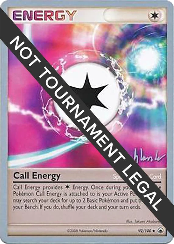 Call Energy - 2008 (Dylan Lefavour)