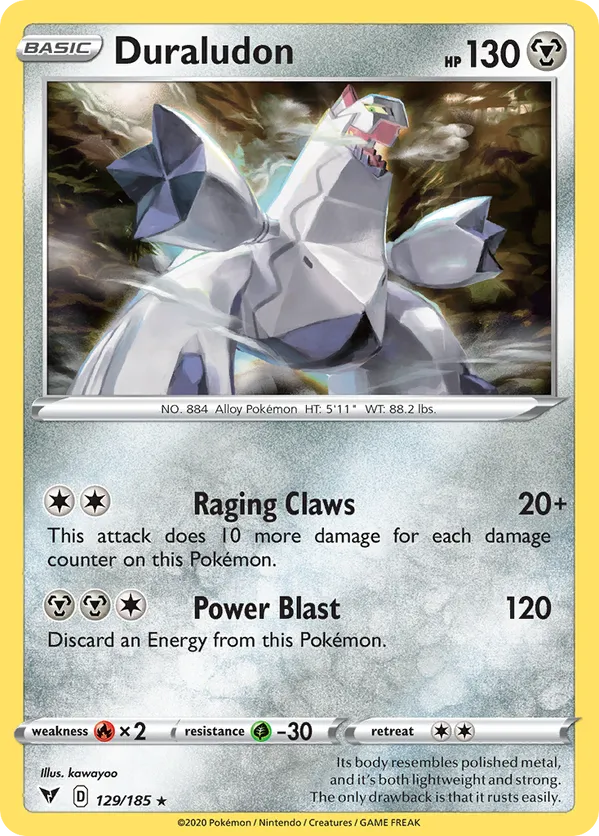 Duraludon - 129/185 (Cosmos Holo)