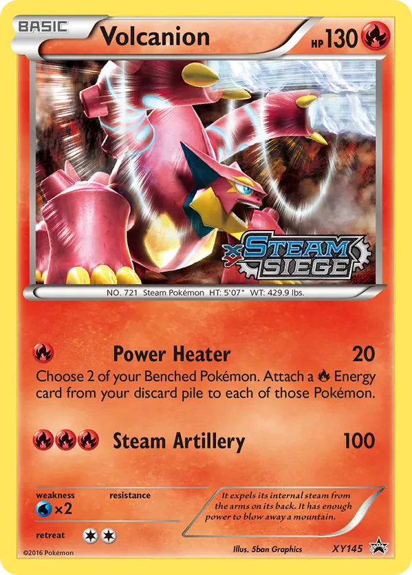 Volcanion (XY Steam Siege Prerelease)