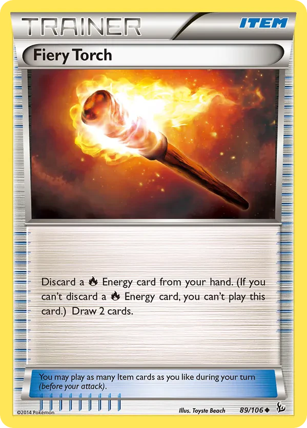 Fiery Torch - 89/106 (Pokemon League)