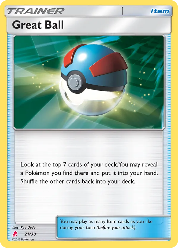 Great Ball (#21) (Lycanroc Half-Deck)