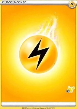 Lightning Energy (#21 Pikachu Stamped)