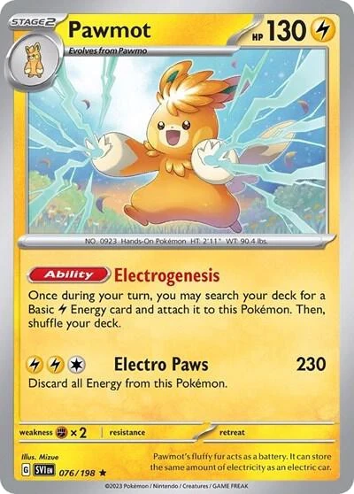 Pawmot - 076/198 (Line Holo)
