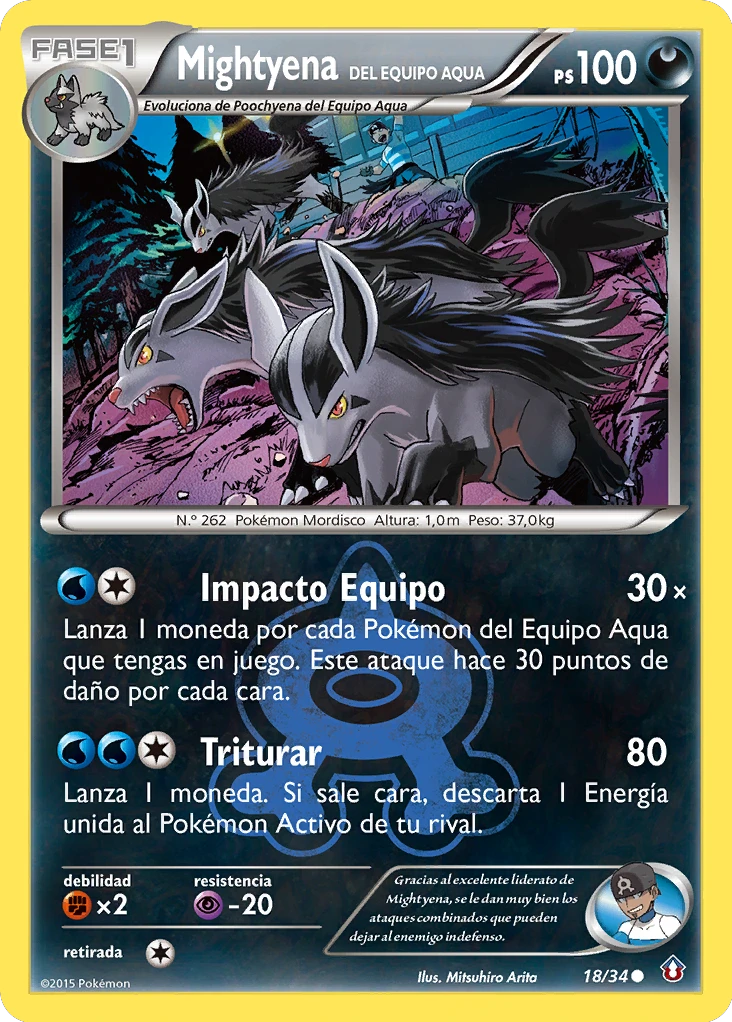 Mightyena del Equipo Aqua