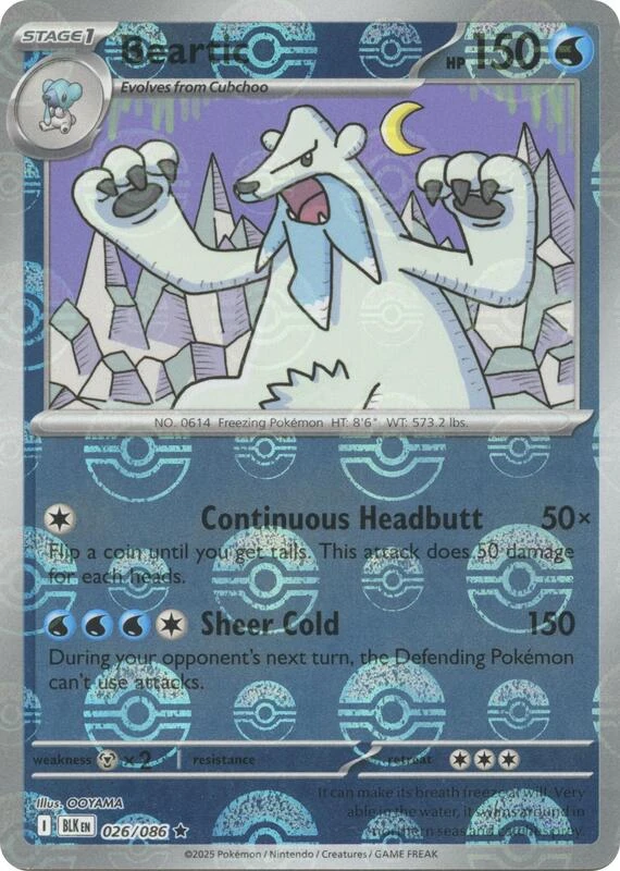 Beartic (Poke Ball Pattern)