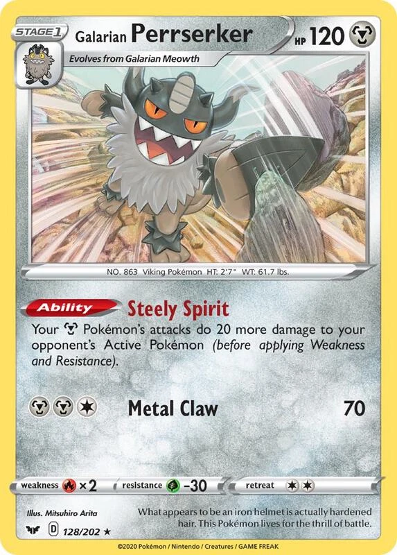 Galarian Perrserker 128/202 (SWSH Base Set)