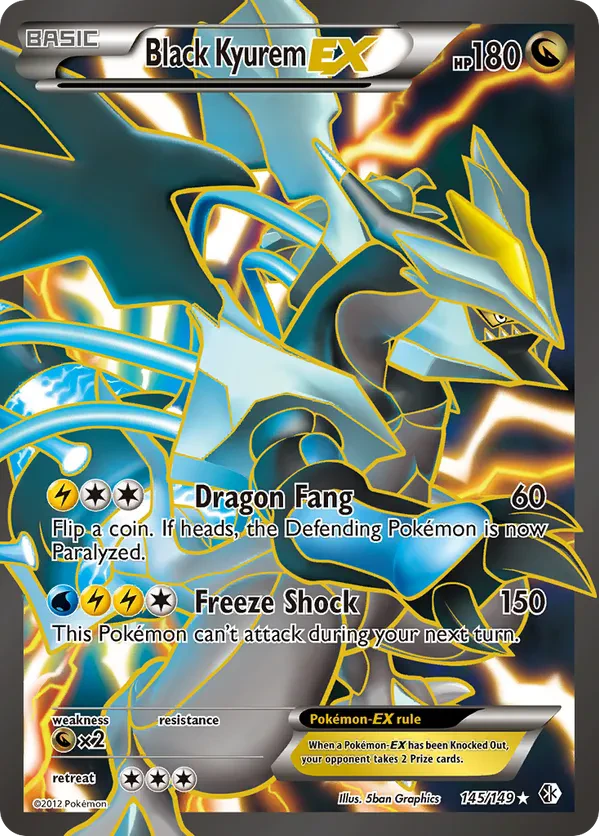 Black Kyurem EX (145 Full Art)