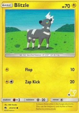 Blitzle (#19 Pikachu Stamped)