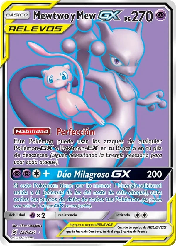 Mewtwo y Mew GX