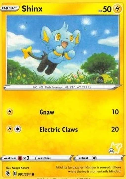 Shinx (#45 Pikachu Stamped)
