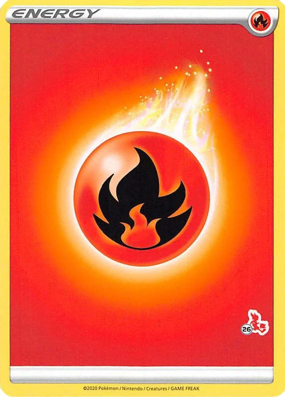 Fire Energy (#26 Cinderace Stamped)