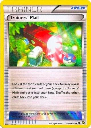 Trainers' Mail - 92a/108 (Holo)