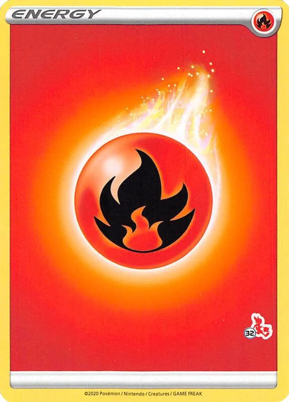 Fire Energy (#32 Cinderace Stamped)