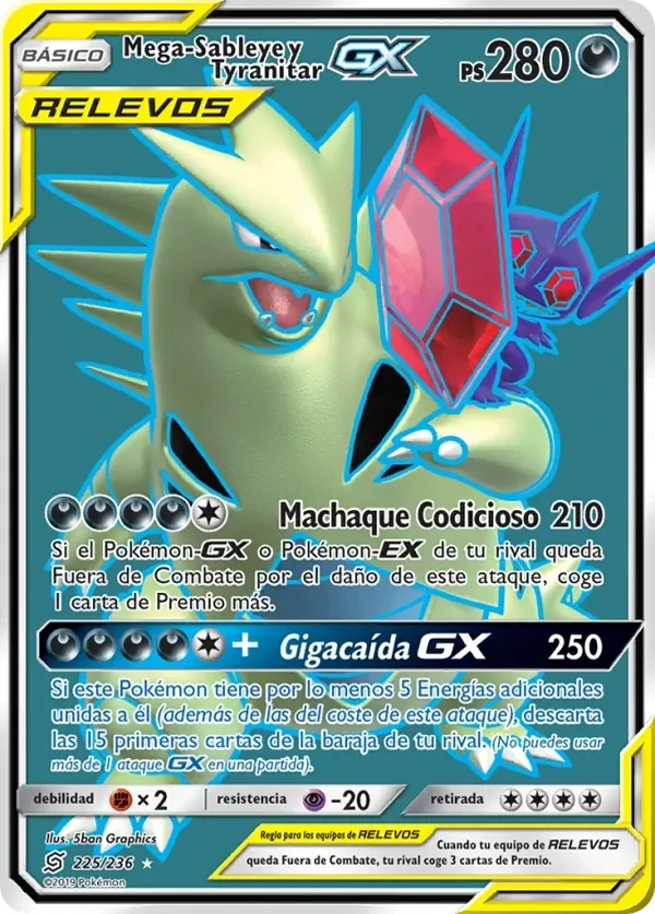 Mega-Sableye y Tyranitar GX