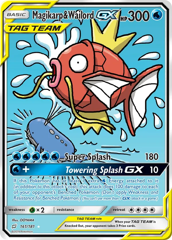 Magikarp & Wailord GX (Alternate Full Art)