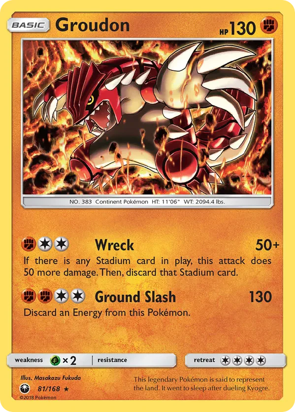 Groudon (Cosmos Holo) (Gamestop Promo)