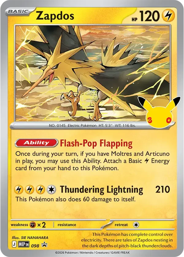 Zapdos (30th Celebration)