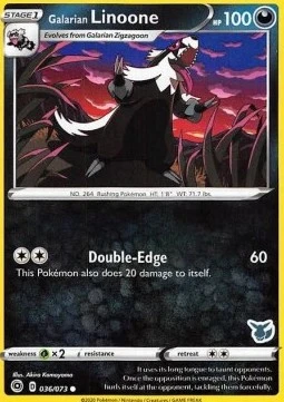 Galarian Linoone (Eevee Stamped)