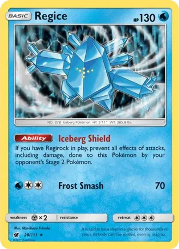 Regice - 28/111 (Pokemon League)