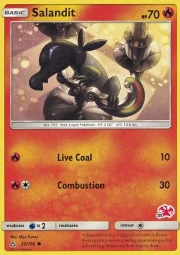 Salandit (#31 Charizard Stamped)