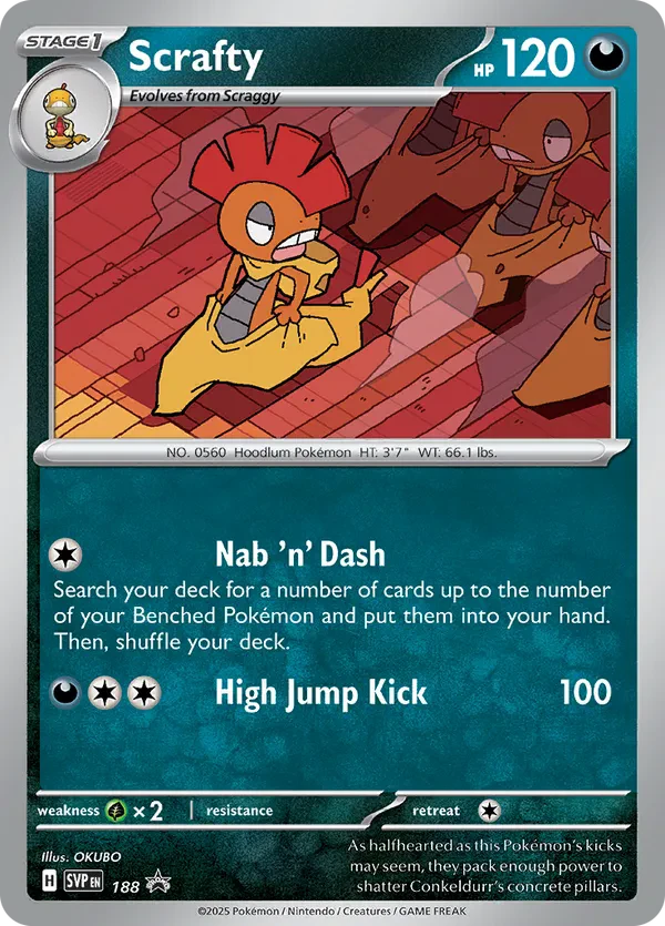 Scrafty (Cosmos Holo)