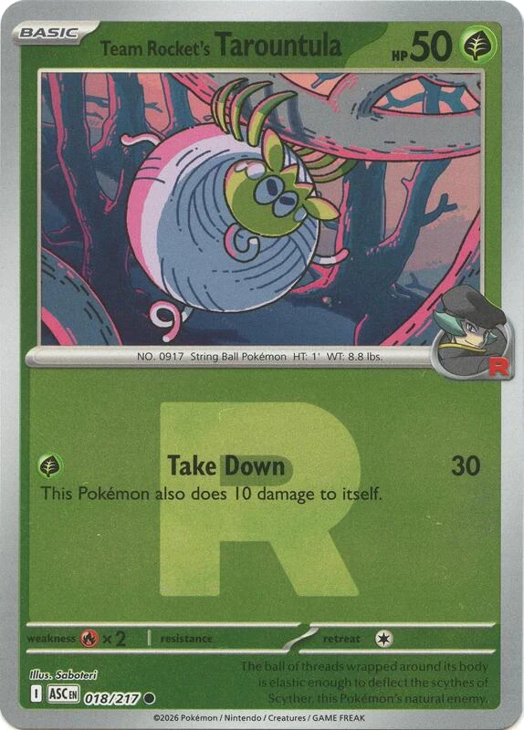 Team Rocket's Tarountula (Team Rocket)