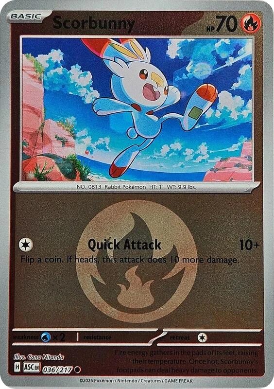 Scorbunny - 036/217 (Energy Symbol Pattern)
