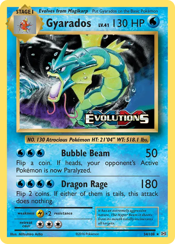 Gyarados (XY Evolutions Prerelease)