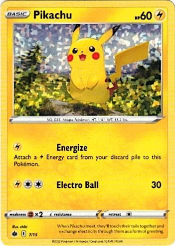 Pikachu - 7/15