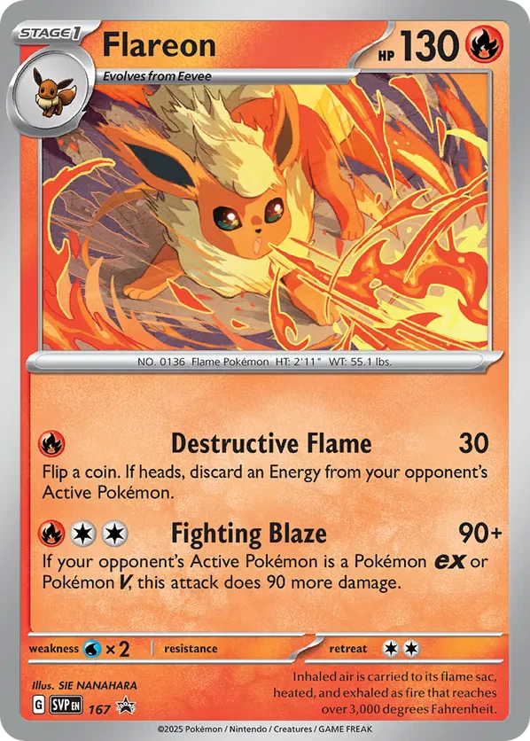 Flareon (Cosmos Holo)