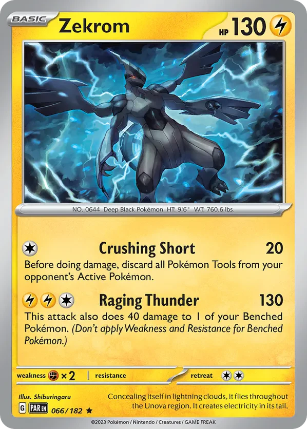 Zekrom (Paradox Rift Stamped)