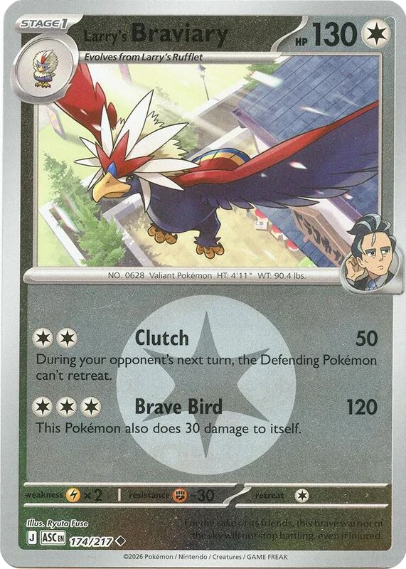 Larry's Braviary (Energy Symbol Pattern)