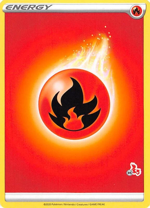 Fire Energy (#35 Cinderace Stamped)