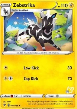 Zebstrika (#25 Pikachu Stamped)